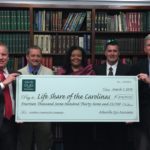 Asheville Eye Associates Presents Check to LifeSHare of the Carolinas